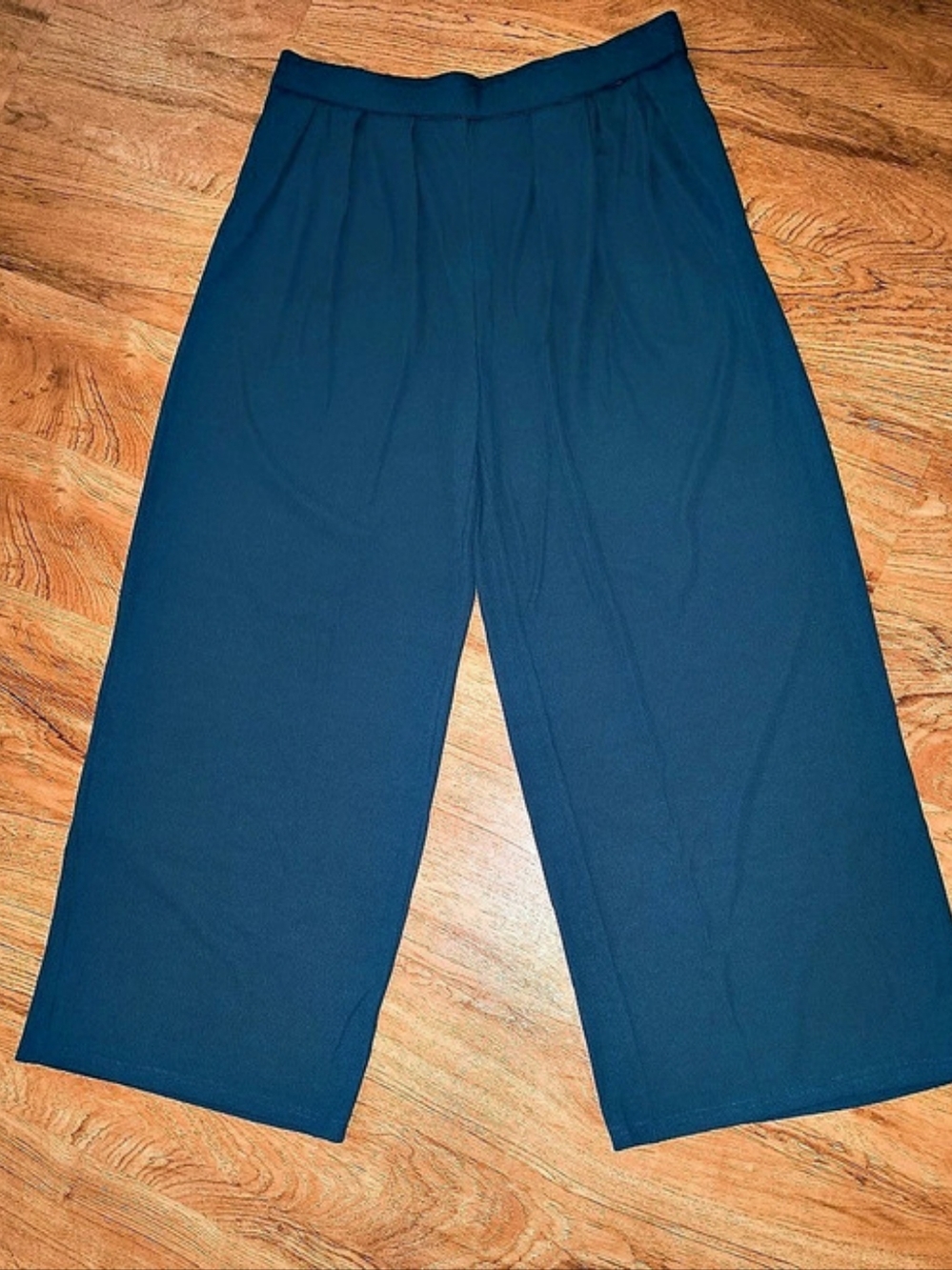 Wide Leg Pants in Blue Size XL Like New